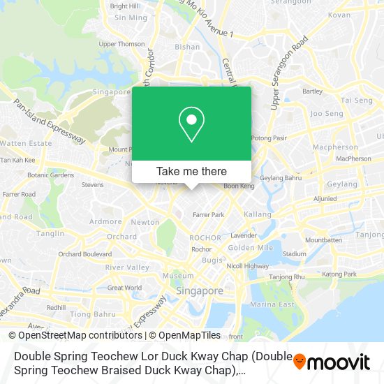 Double Spring Teochew Lor Duck Kway Chap map