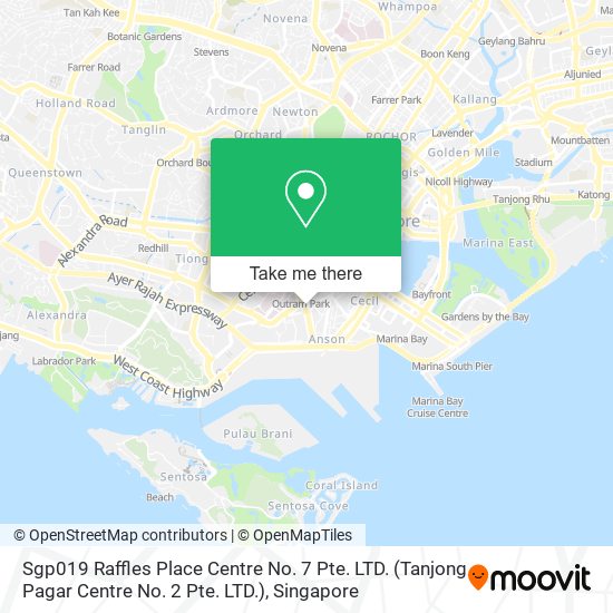 Sgp019 Raffles Place Centre No. 7 Pte. LTD. (Tanjong Pagar Centre No. 2 Pte. LTD.) map