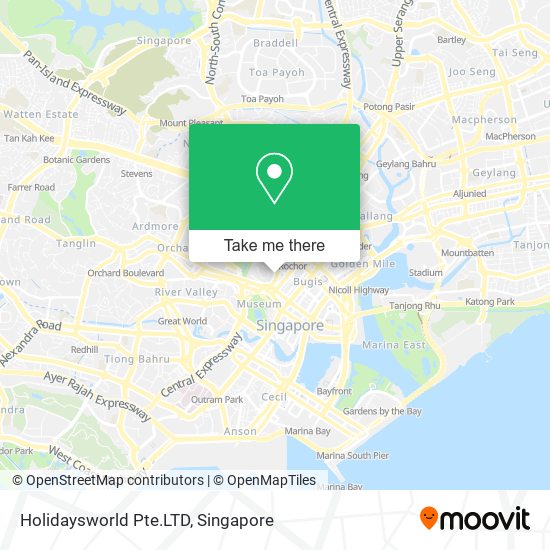 Holidaysworld Pte.LTD map