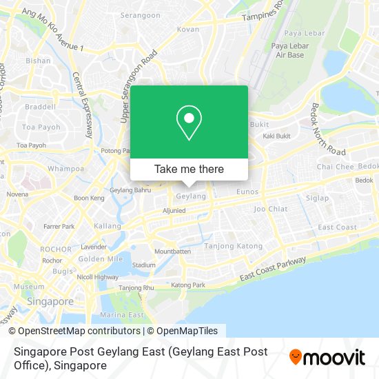 Singapore Post Geylang East地图