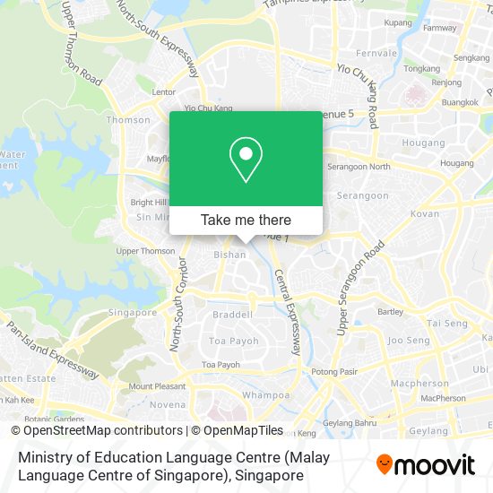 Ministry of Education Language Centre (Malay Language Centre of Singapore) map