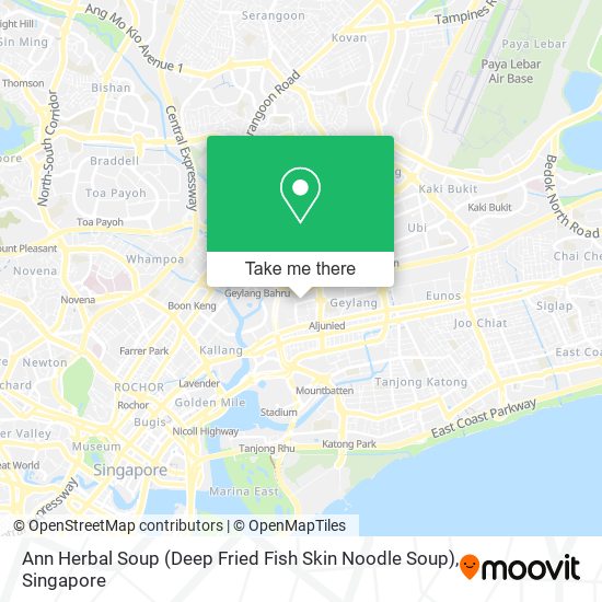 Ann Herbal Soup (Deep Fried Fish Skin Noodle Soup) map