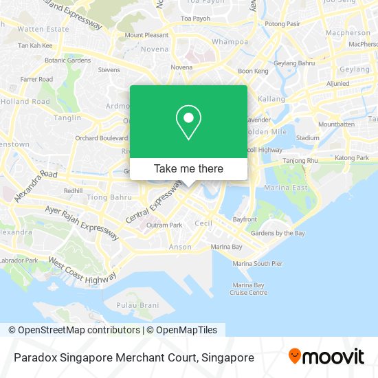 Paradox Singapore Merchant Court地图