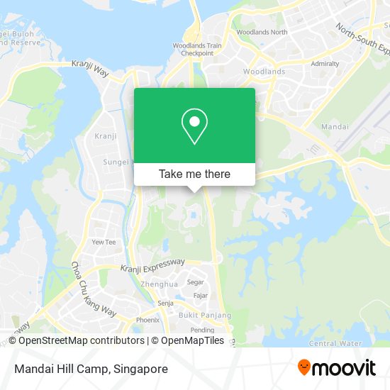 Mandai Hill Camp map