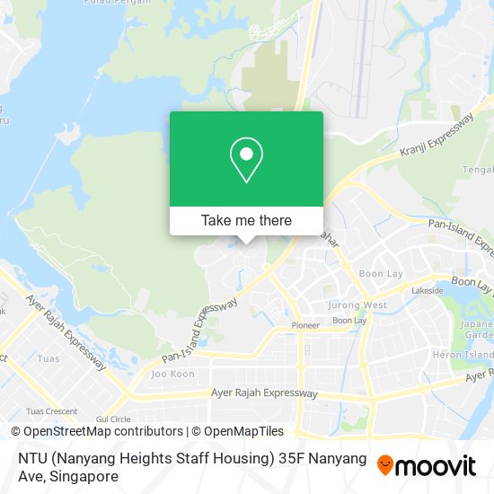 NTU (Nanyang Heights Staff Housing) 35F Nanyang Ave map