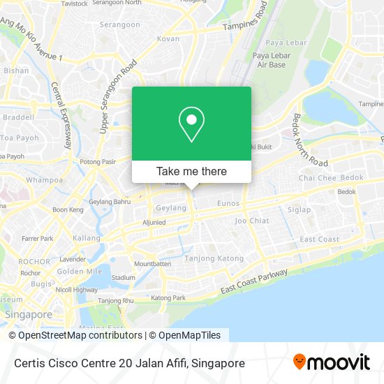 Certis Cisco Centre 20 Jalan Afifi map