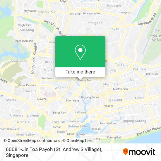 60081-Jln Toa Payoh (St. Andrew'S Village) map