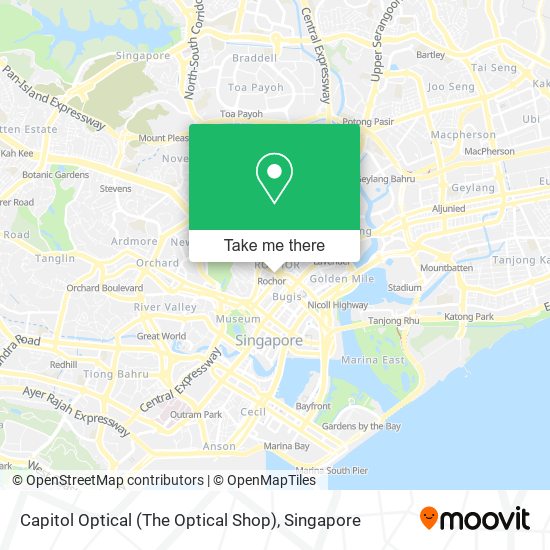 Capitol Optical (The Optical Shop) map