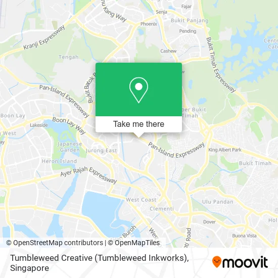 Tumbleweed Creative (Tumbleweed Inkworks) map