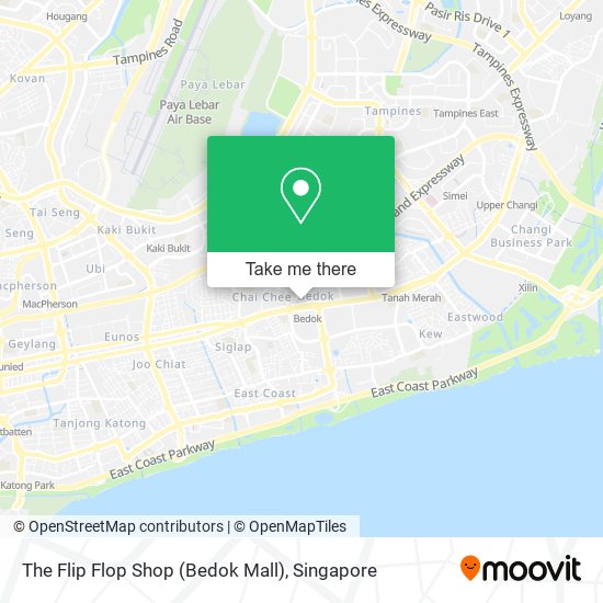 The Flip Flop Shop (Bedok Mall)地图