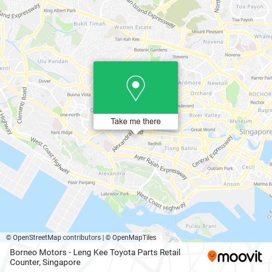 Borneo Motors - Leng Kee Toyota Parts Retail Counter map