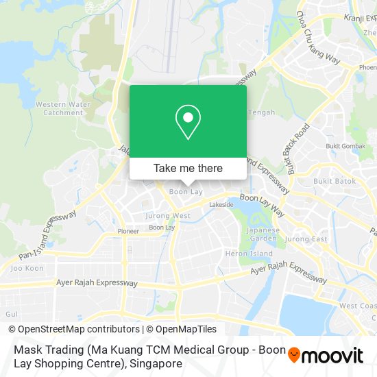 Mask Trading (Ma Kuang TCM Medical Group - Boon Lay Shopping Centre)地图