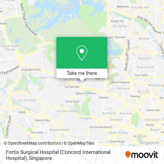 Fortis Surgical Hospital (Concord International Hospital) map