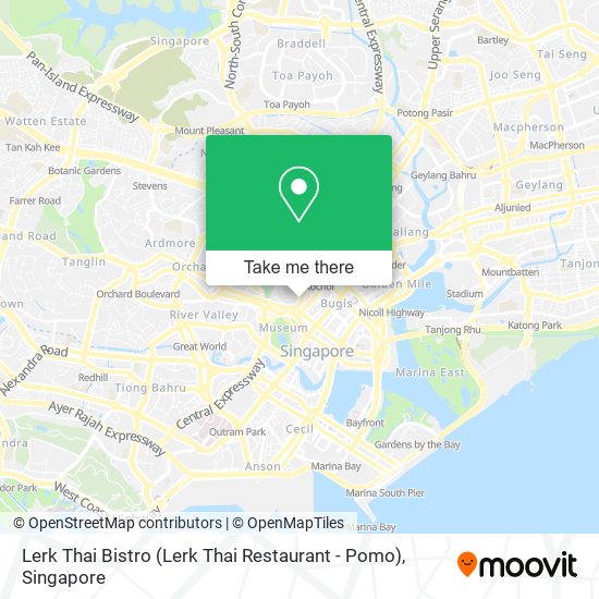 Lerk Thai Bistro (Lerk Thai Restaurant - Pomo)地图