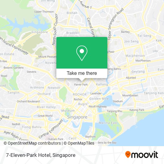 7-Eleven-Park Hotel map