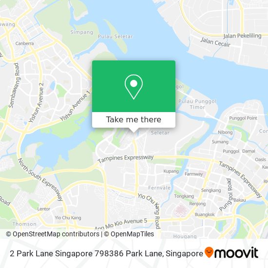 2 Park Lane Singapore 798386 Park Lane map