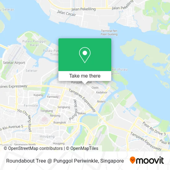 Roundabout Tree @ Punggol Periwinkle地图