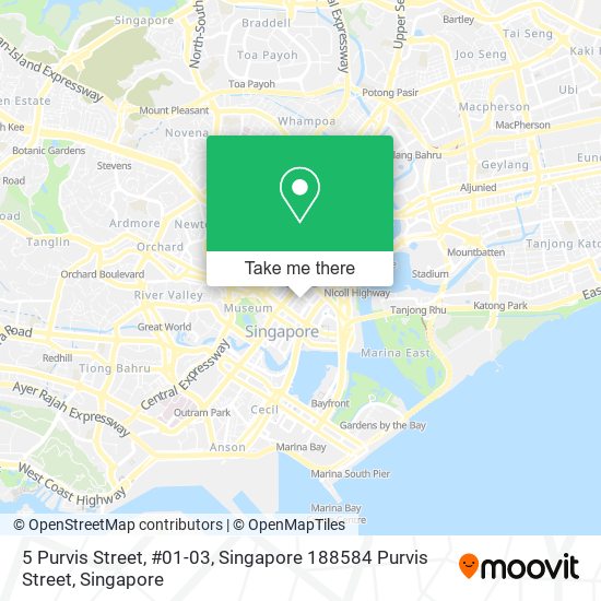 5 Purvis Street, #01-03, Singapore 188584 Purvis Street地图