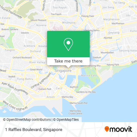 1 Raffles Boulevard地图