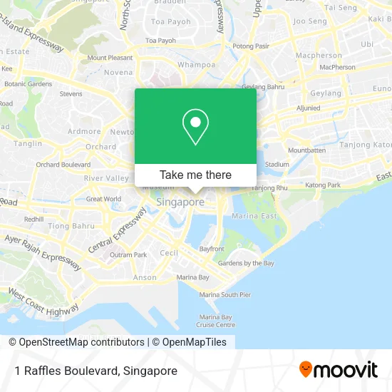 1 Raffles Boulevard地图