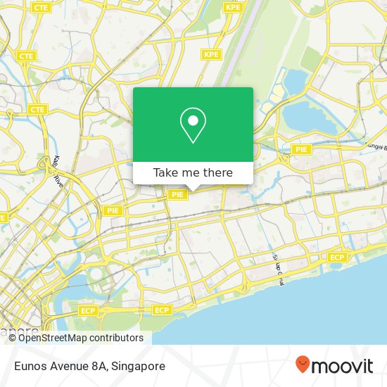 Eunos Avenue 8A地图