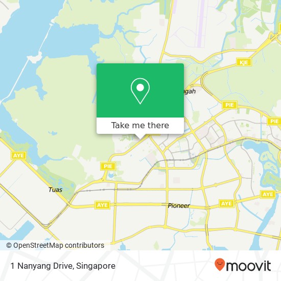 1 Nanyang Drive地图