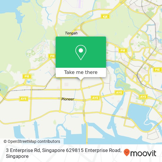 3 Enterprise Rd, Singapore 629815 Enterprise Road地图