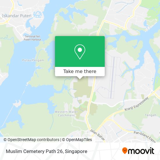 Muslim Cemetery Path 26 map