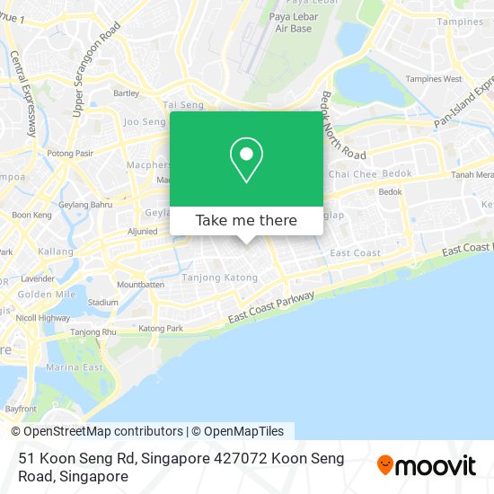 51 Koon Seng Rd, Singapore 427072 Koon Seng Road地图