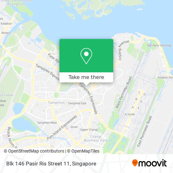 Blk 146 Pasir Ris Street 11 map