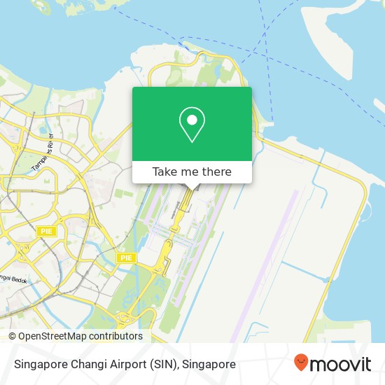 Singapore Changi Airport (SIN) map