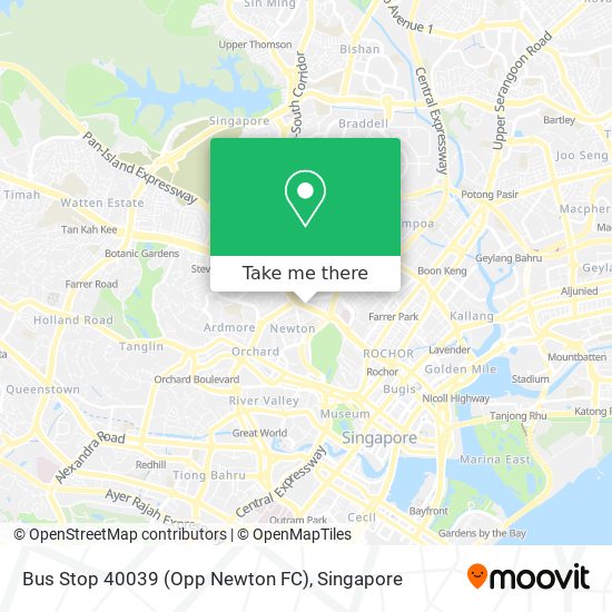 Bus Stop 40039 (Opp Newton FC)地图