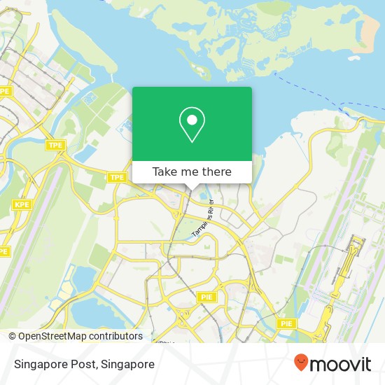 Singapore Post map