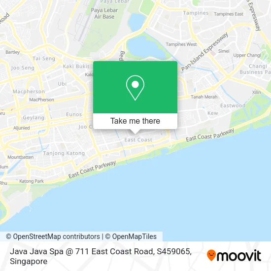 Java Java Spa @ 711 East Coast Road, S459065地图