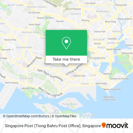 Singapore Post (Tiong Bahru Post Office) map