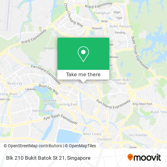 Blk 210 Bukit Batok St 21地图