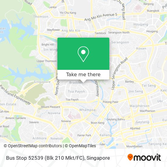 Bus Stop 52539 (Blk 210 Mkt / FC) map