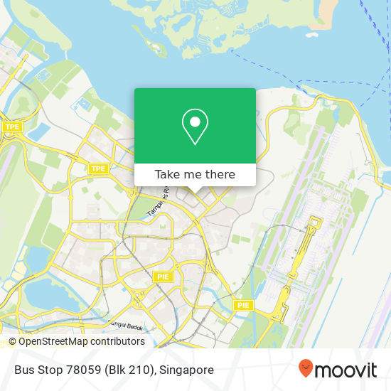 Bus Stop 78059 (Blk 210) map