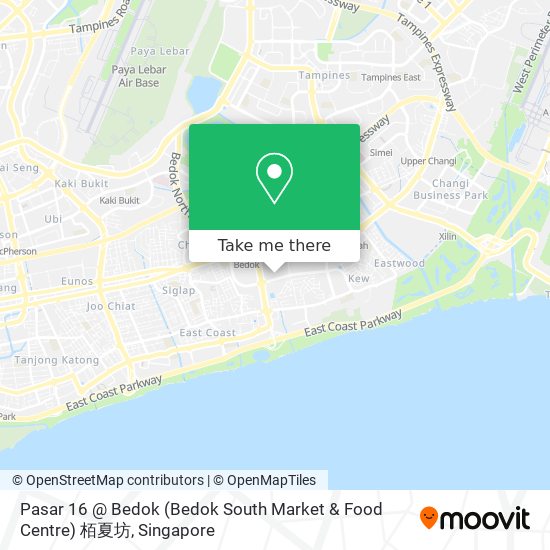 Pasar 16 @ Bedok (Bedok South Market & Food Centre) 栢夏坊 map