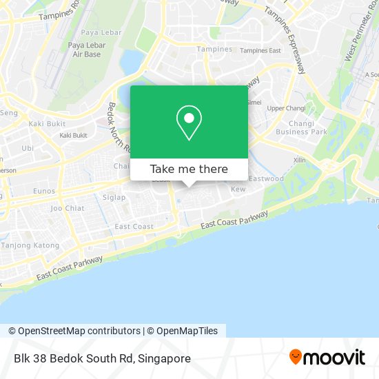 Blk 38 Bedok South Rd map