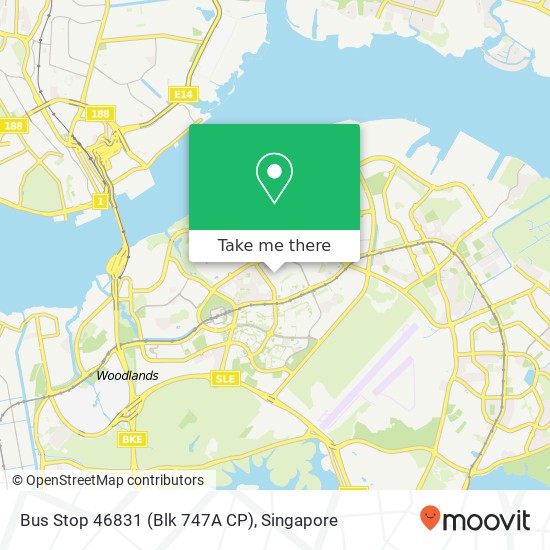 Bus Stop 46831 (Blk 747A CP) map