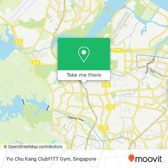 Yio Chu Kang ClubFITT Gym地图