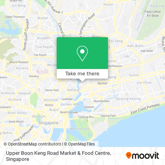 Upper Boon Keng Road Market & Food Centre map