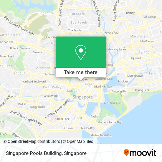 Singapore Pools Building map
