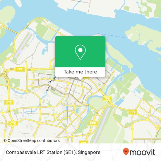 Compassvale LRT Station (SE1) map