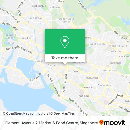 Clementi Avenue 2 Market & Food Centre map