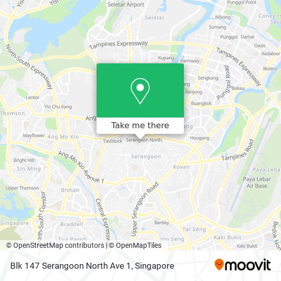 Blk 147 Serangoon North Ave 1地图