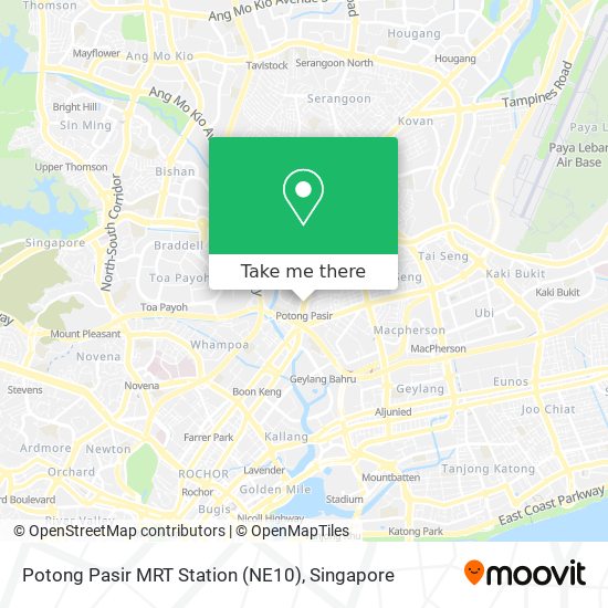 Potong Pasir MRT Station (NE10)地图