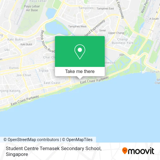 Student Centre Temasek Secondary School map