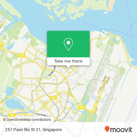 257 Pasir Ris St 21 map